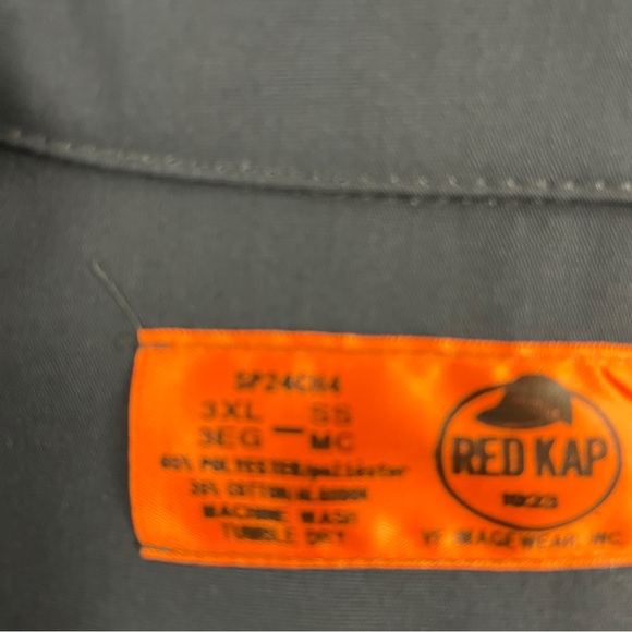 Red Kap Shirt Men’s 3XL ECHO Outdoor Power Equipment Grey work shirt (308) - Picture 7 of 8